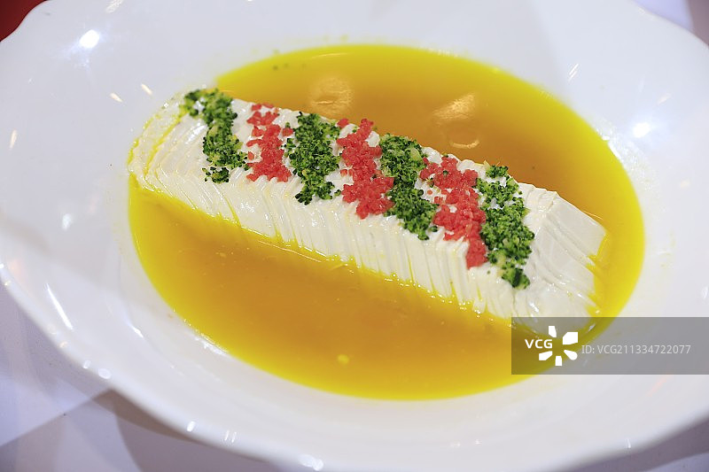 金汤豆腐图片素材