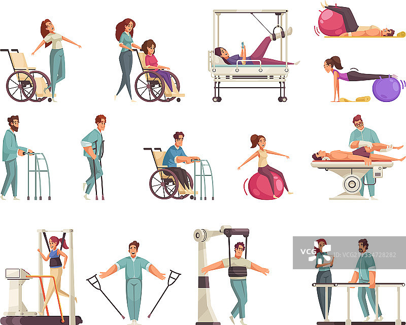 医疗康复图标合集图片素材