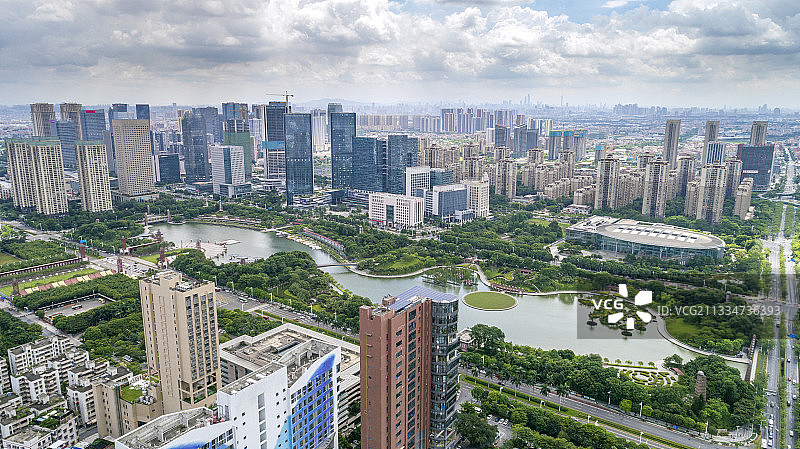 佛山市桂城街道千灯湖图片素材