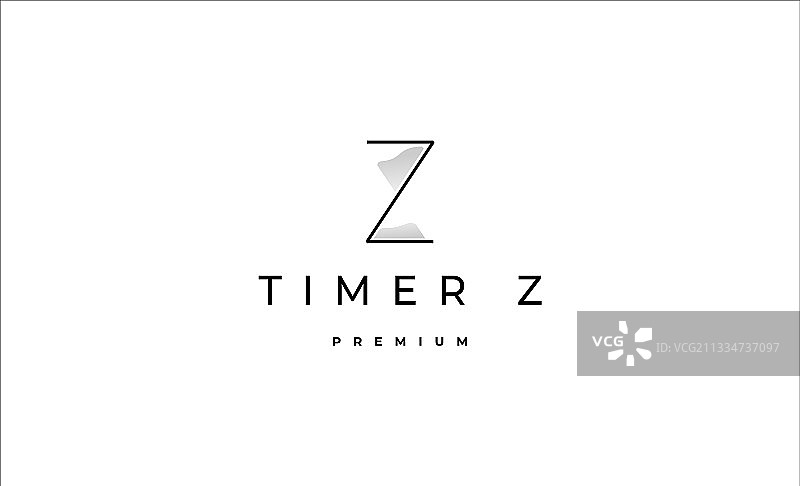 字母Z沙漏logo图标设计图片素材