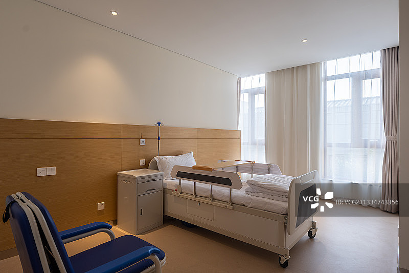 全新的康养中心护理床图片素材