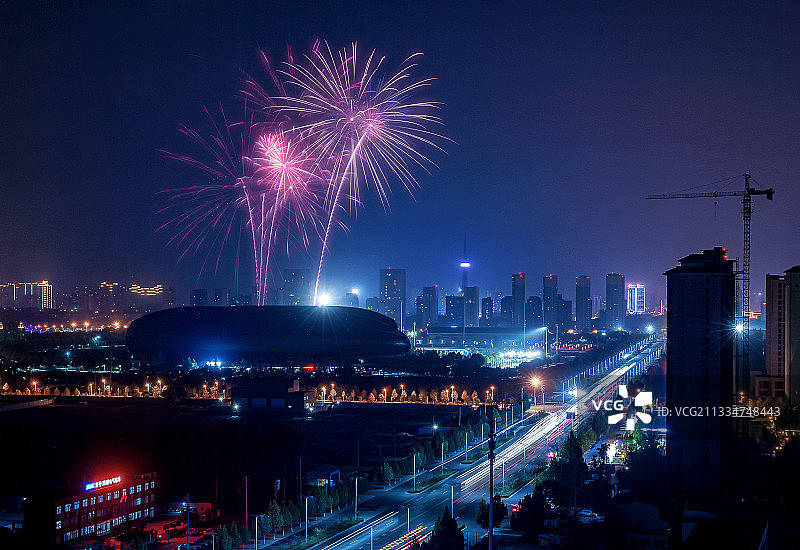 焦作新体育馆图片素材