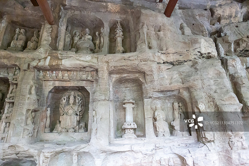 重庆大足石刻之北山石刻图片素材