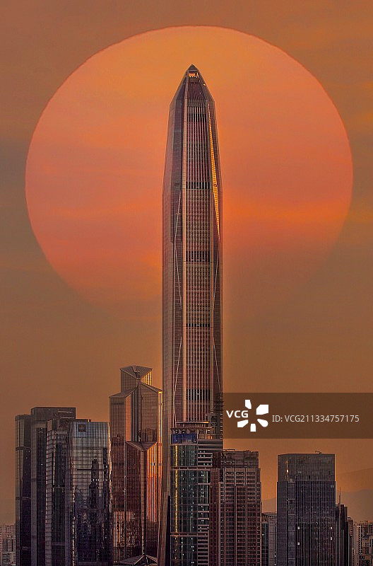 平安落日图片素材