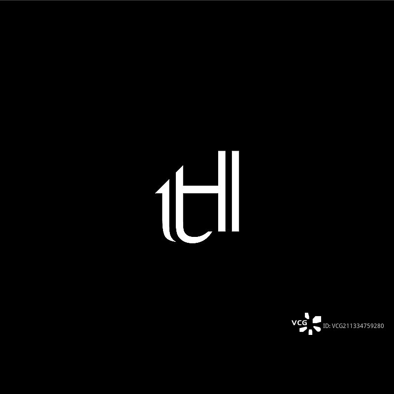 抽象的TH或HT专业设计图片素材