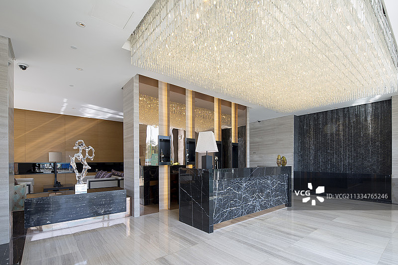 高端会所售楼接待中心图片素材