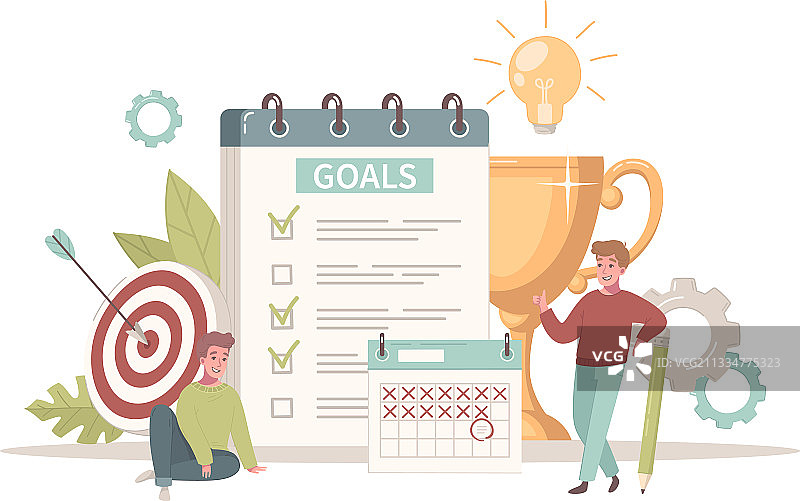 个人目标涂鸦图片素材