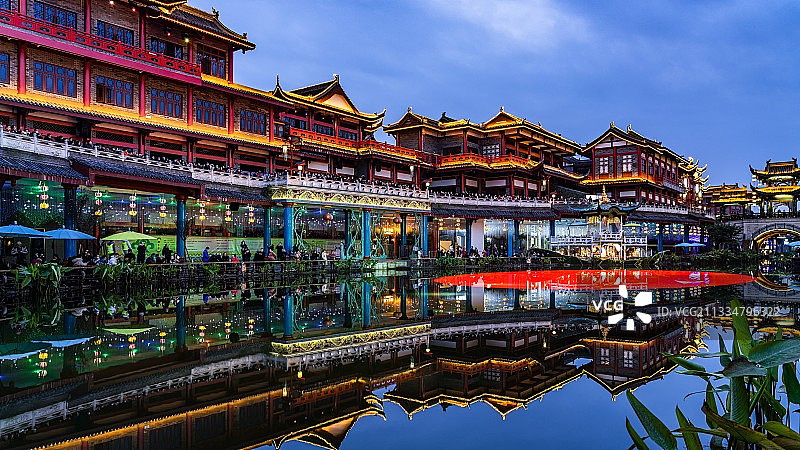 眉山东坡印象水街图片素材