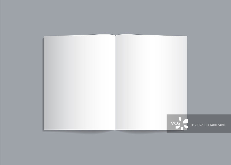 带折叠的空白宣传册样机图片素材