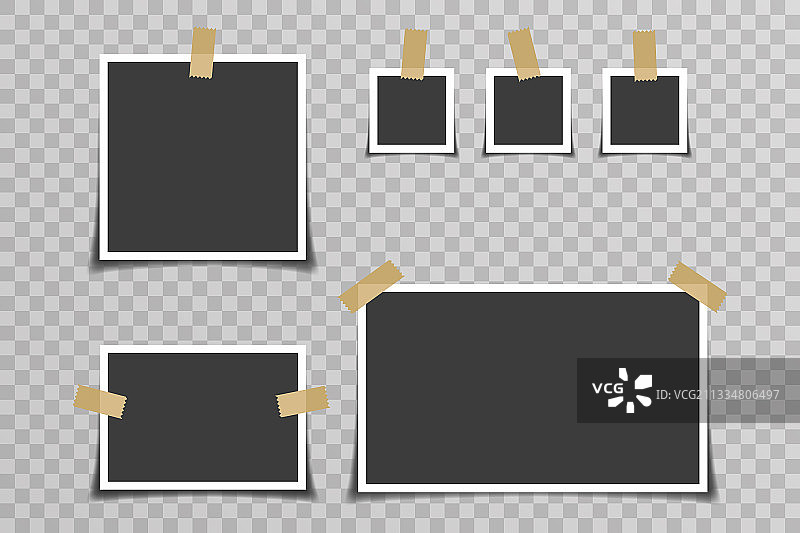 相册空照片胶带相框卡片图片素材
