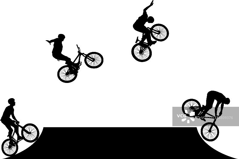 骑自行车的人图片素材