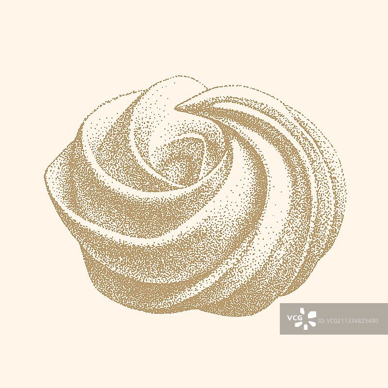 蓬松的法式蛋白酥皮图片素材