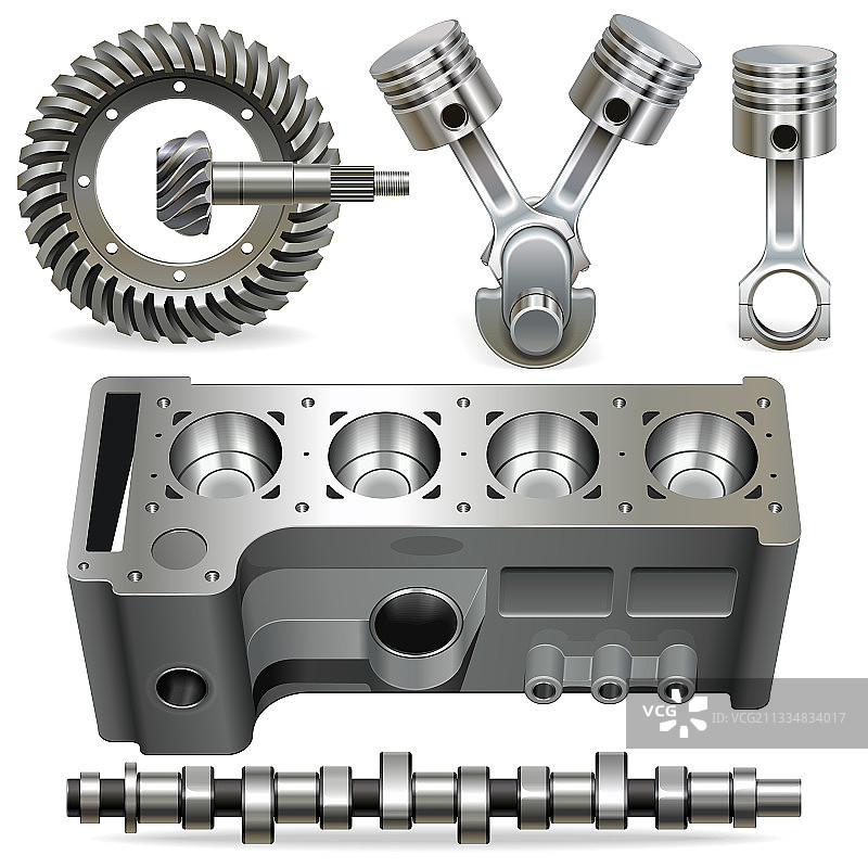 内燃机零件图片素材