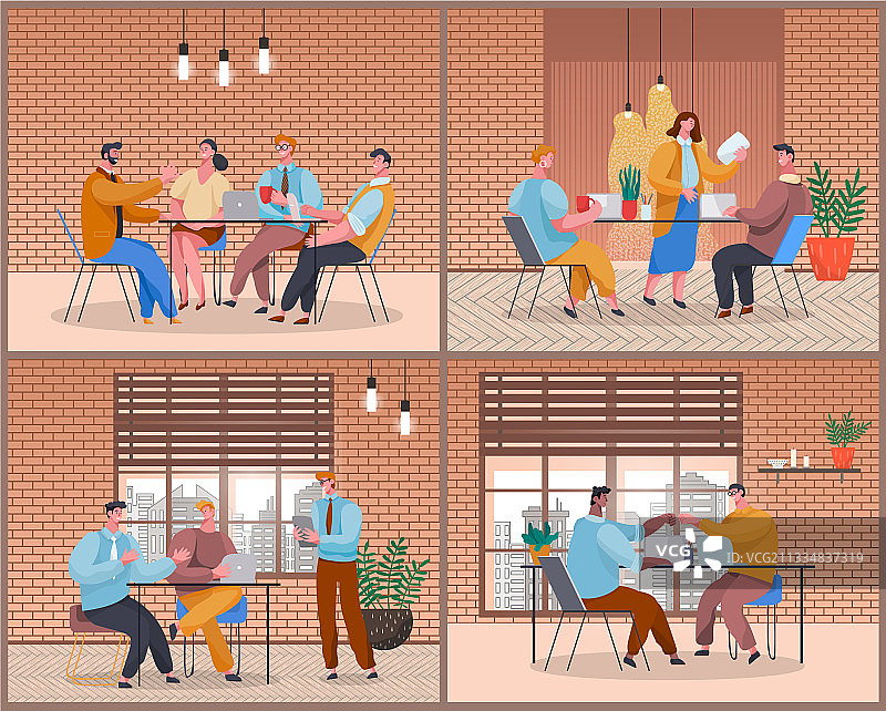 商务会议场景图片素材