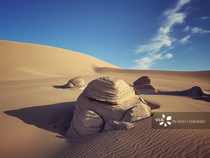 大海道沙漠雅丹图片素材
