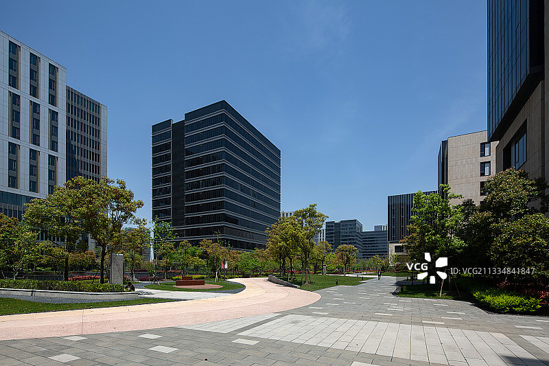 新的创业办公园区图片素材