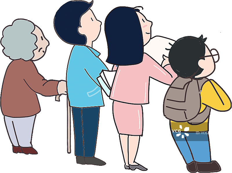 男女老幼元素图片素材