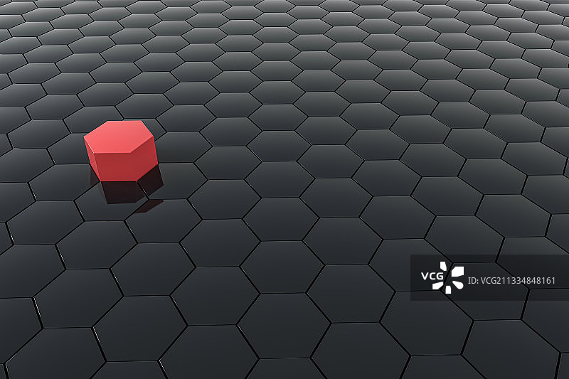 背景，三维图形，六边形，抽象，空白的图片素材