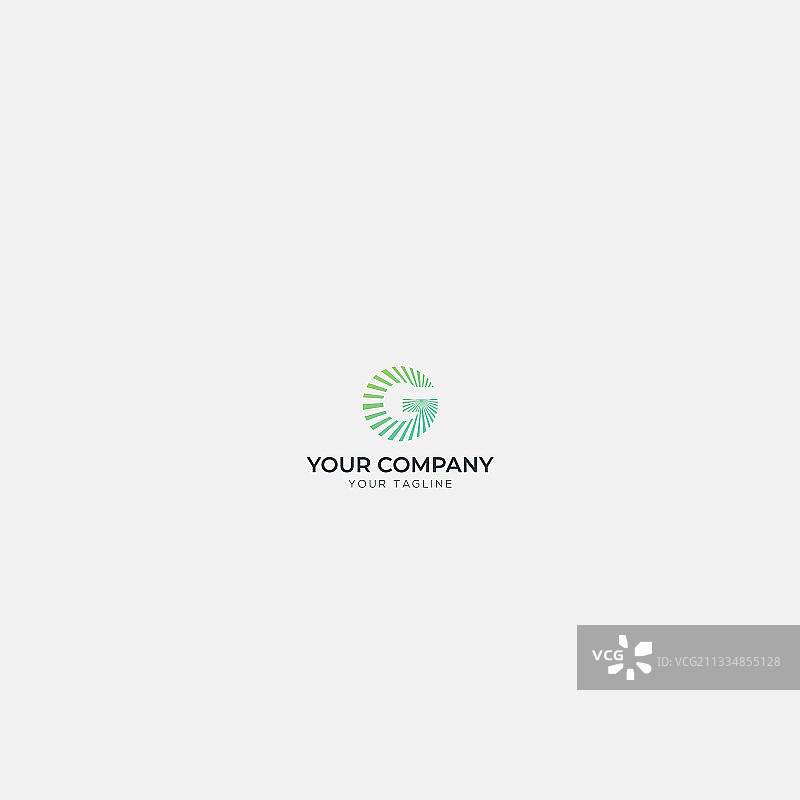 字母G指纹logo图片素材