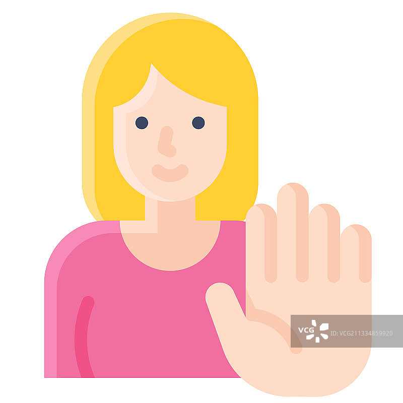 反对的女性图标，国际妇女节相关图片素材