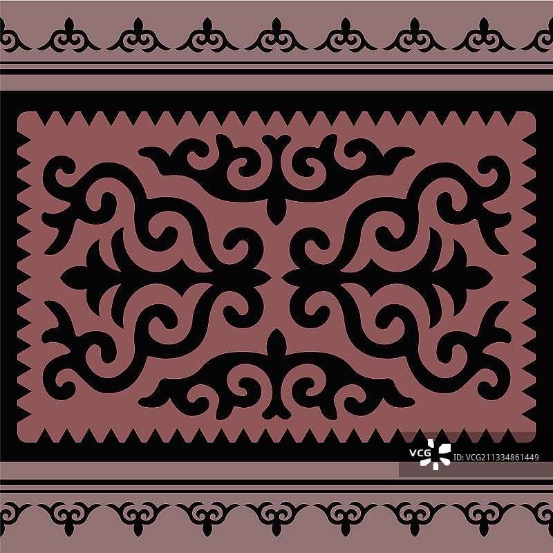 彩绘边框墙图片素材