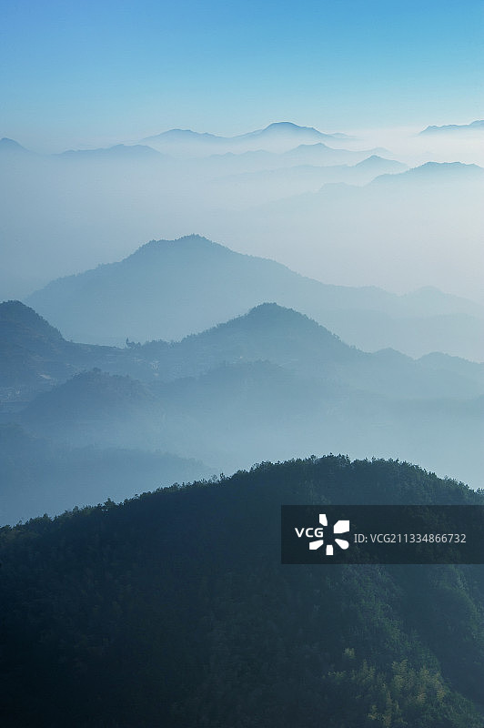 新昌天姥山风光图片素材
