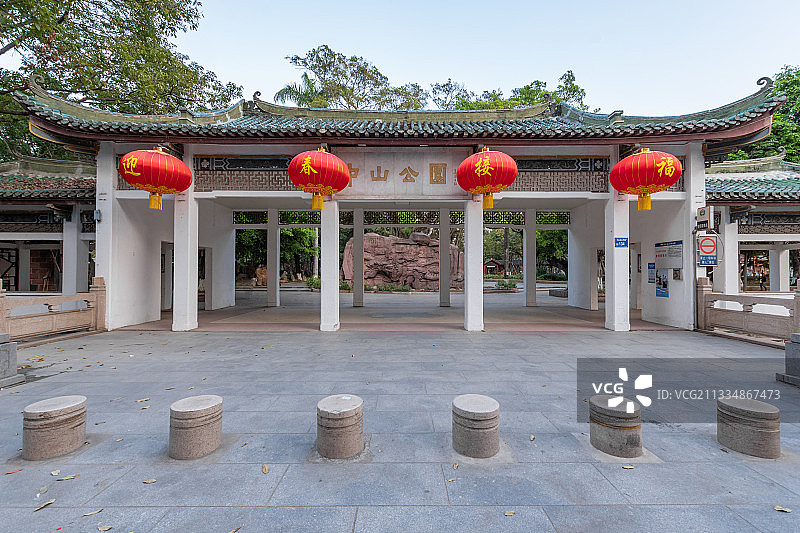 东莞城市风石龙中山公园图片素材