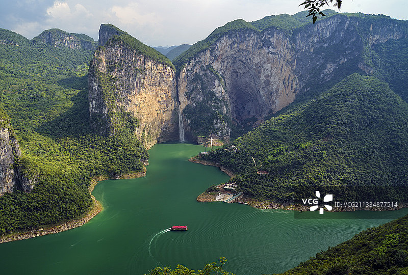 清江蝴蝶岩图片素材