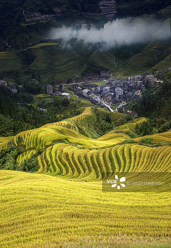 金佛顶观景点 桂林图片素材