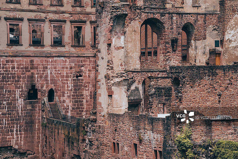 德国巴符州海德堡城堡遗址图片素材