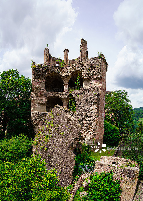 德国巴符州海德堡城堡遗址图片素材