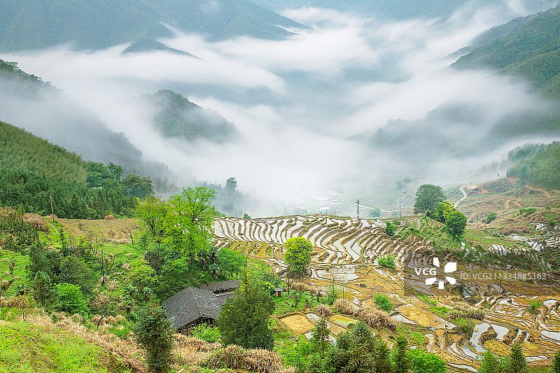 尤溪联合云山梯田图片素材