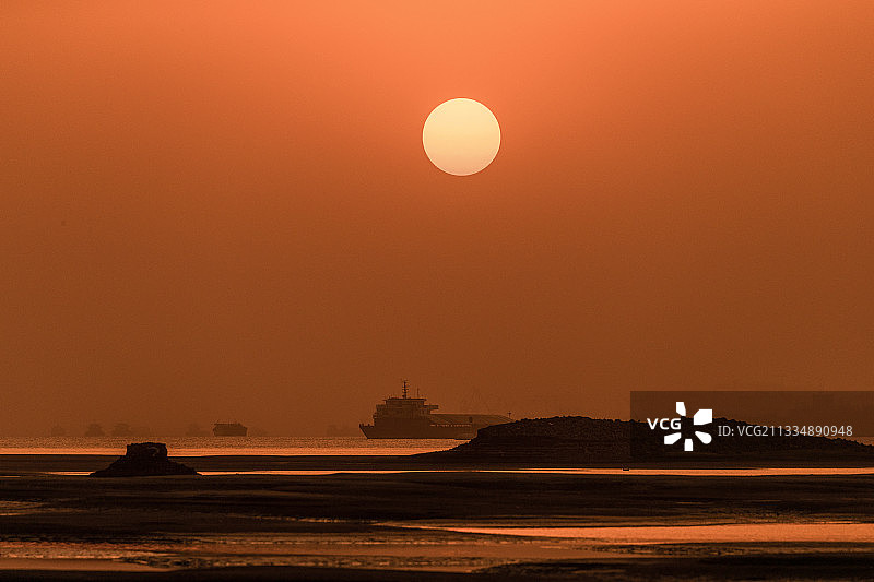 罗霍洲江滩图片素材