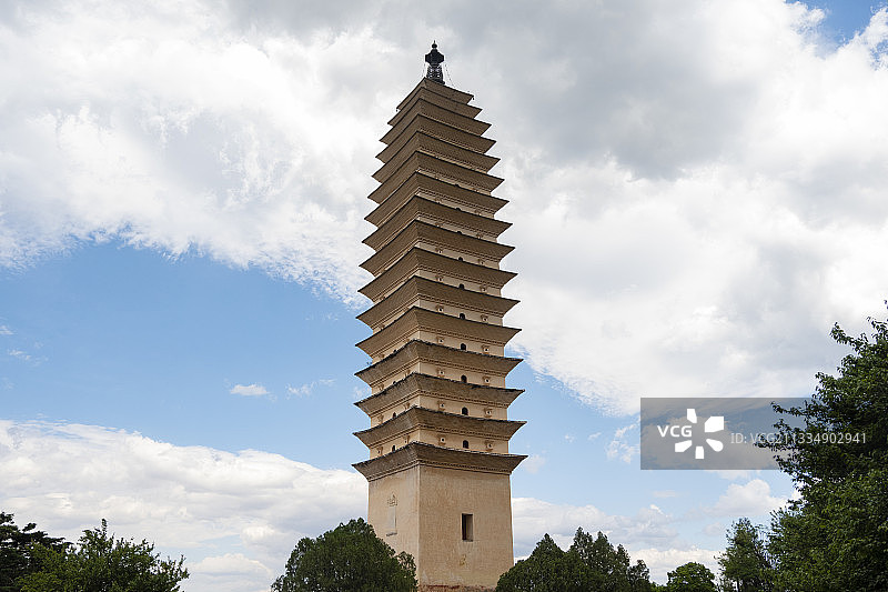 大理崇圣寺三塔图片素材