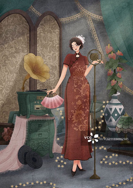 复古插画图片素材