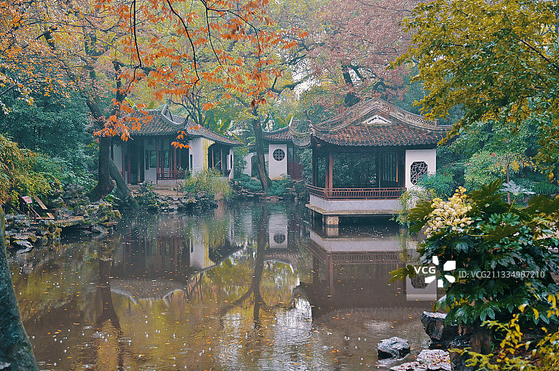 秋霞圃图片素材