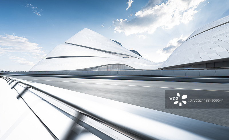 现代建筑公路图片素材