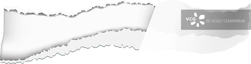 白色撕裂纸张组合图片素材