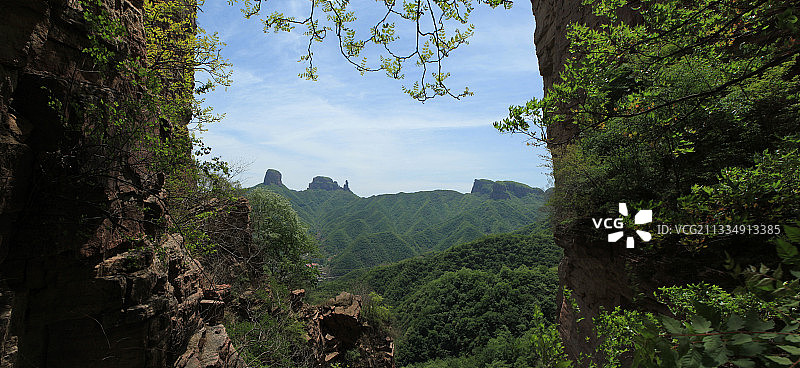中国河北赞皇县嶂石岩景区风光图片素材