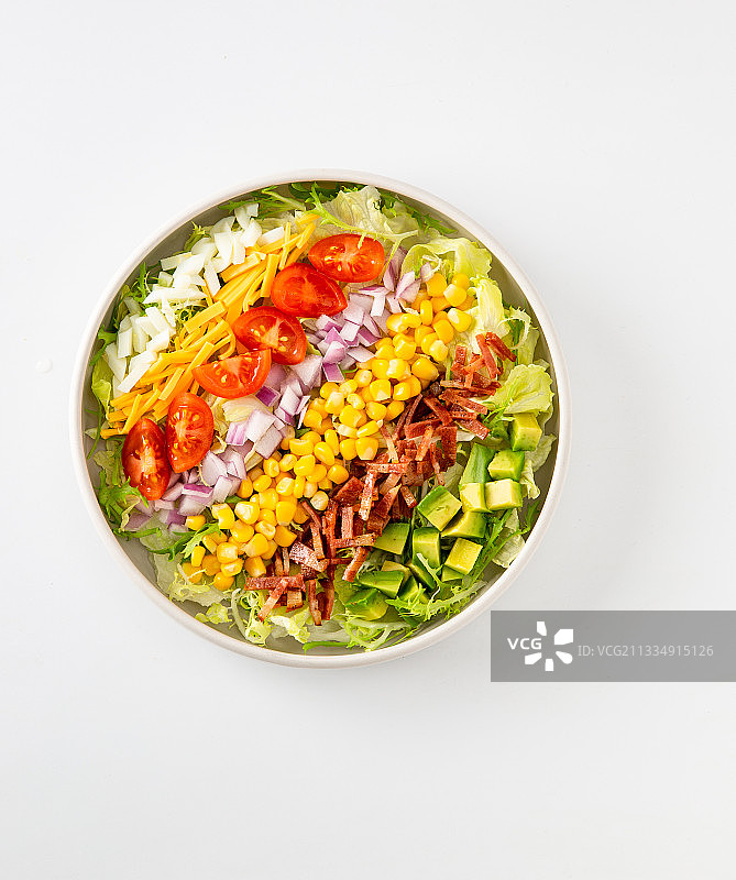 料多多彩虹考伯沙拉图片素材