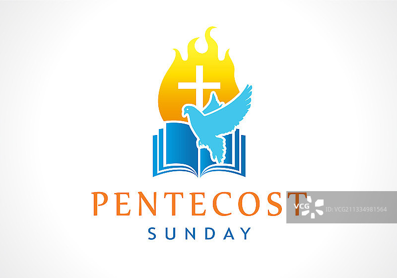 圣灵降临节标志图片素材