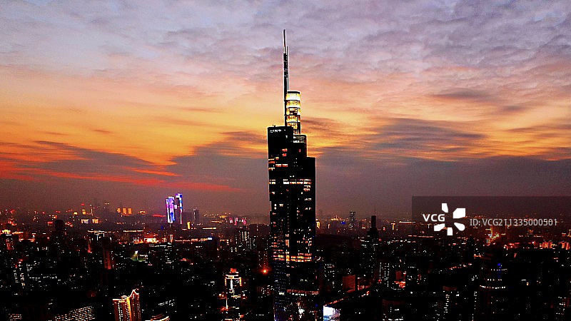 南京紫峰大厦图片素材