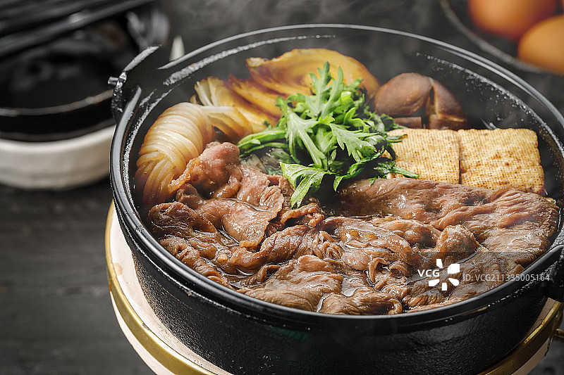 起源于日本神奈川县横滨的日式火锅图片素材