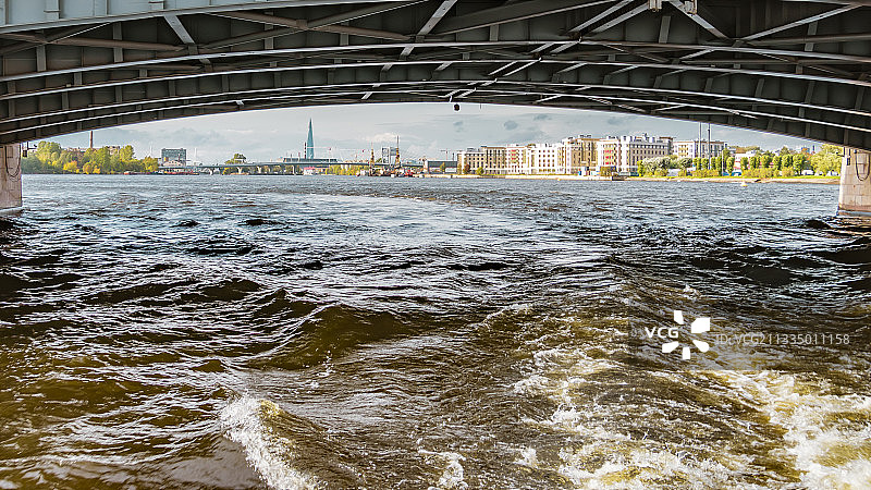 涅瓦河上图片素材