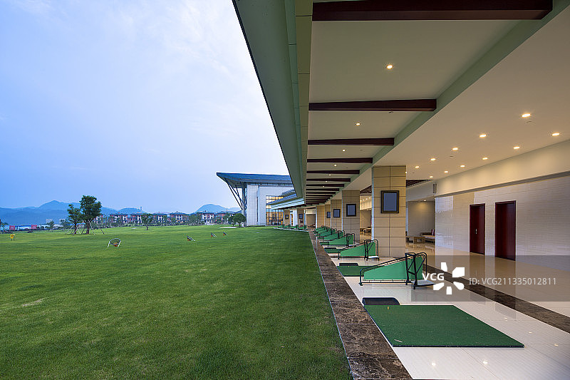 安徽太平湖高尔夫场地图片素材