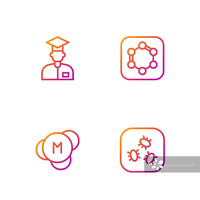 分子实验室助理中的细菌图片素材