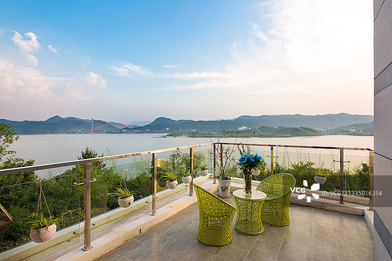 安徽太平湖海景别墅图片素材