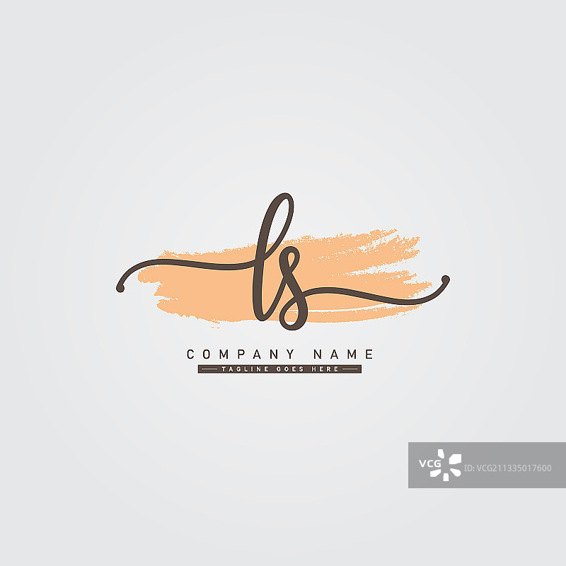 字母LS Logo - 手写签名图片素材