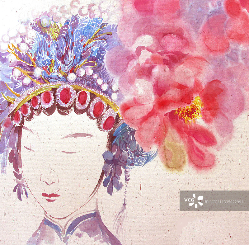 京剧之二图片素材