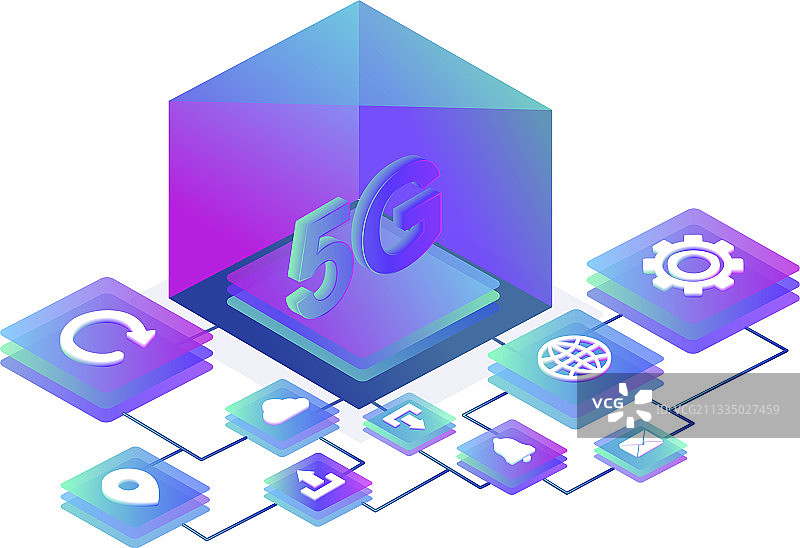 5G网络无线技术图片素材